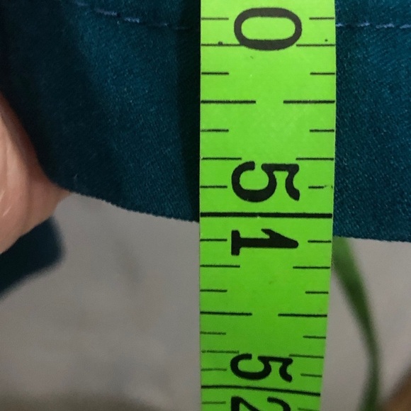 Womens Teal Long Coat. Size 4. - Picture 5 of 8